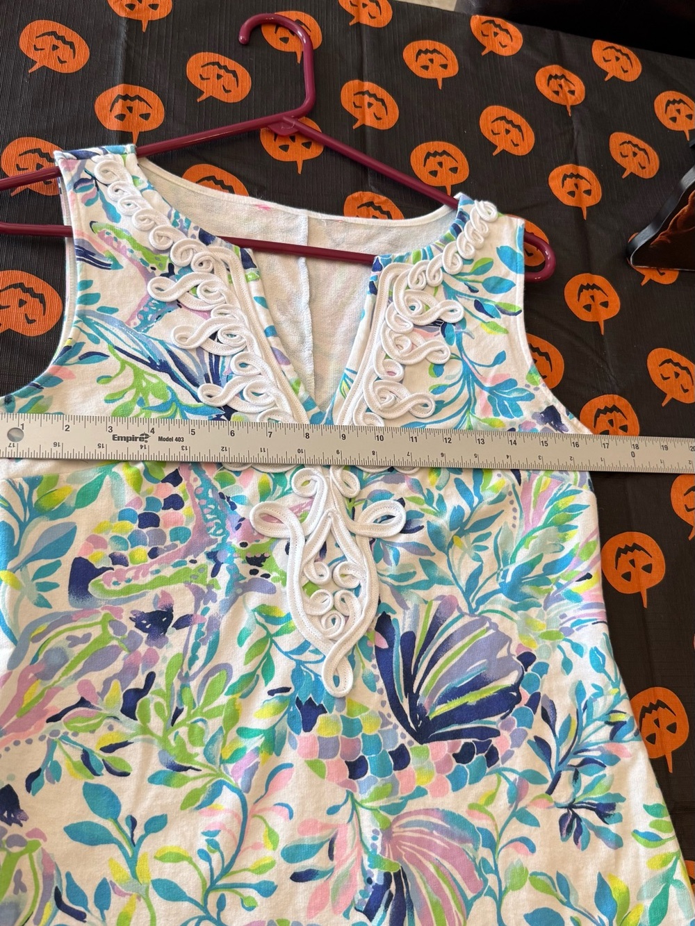 🌴Lilly Pulitzer Harper Shift Dress Floral Soutache Multicolor S🌴 - Picture 6 of 7